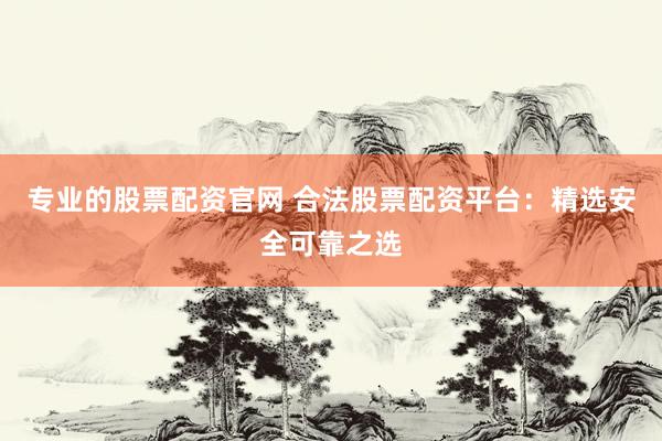 专业的股票配资官网 合法股票配资平台：精选安全可靠之选